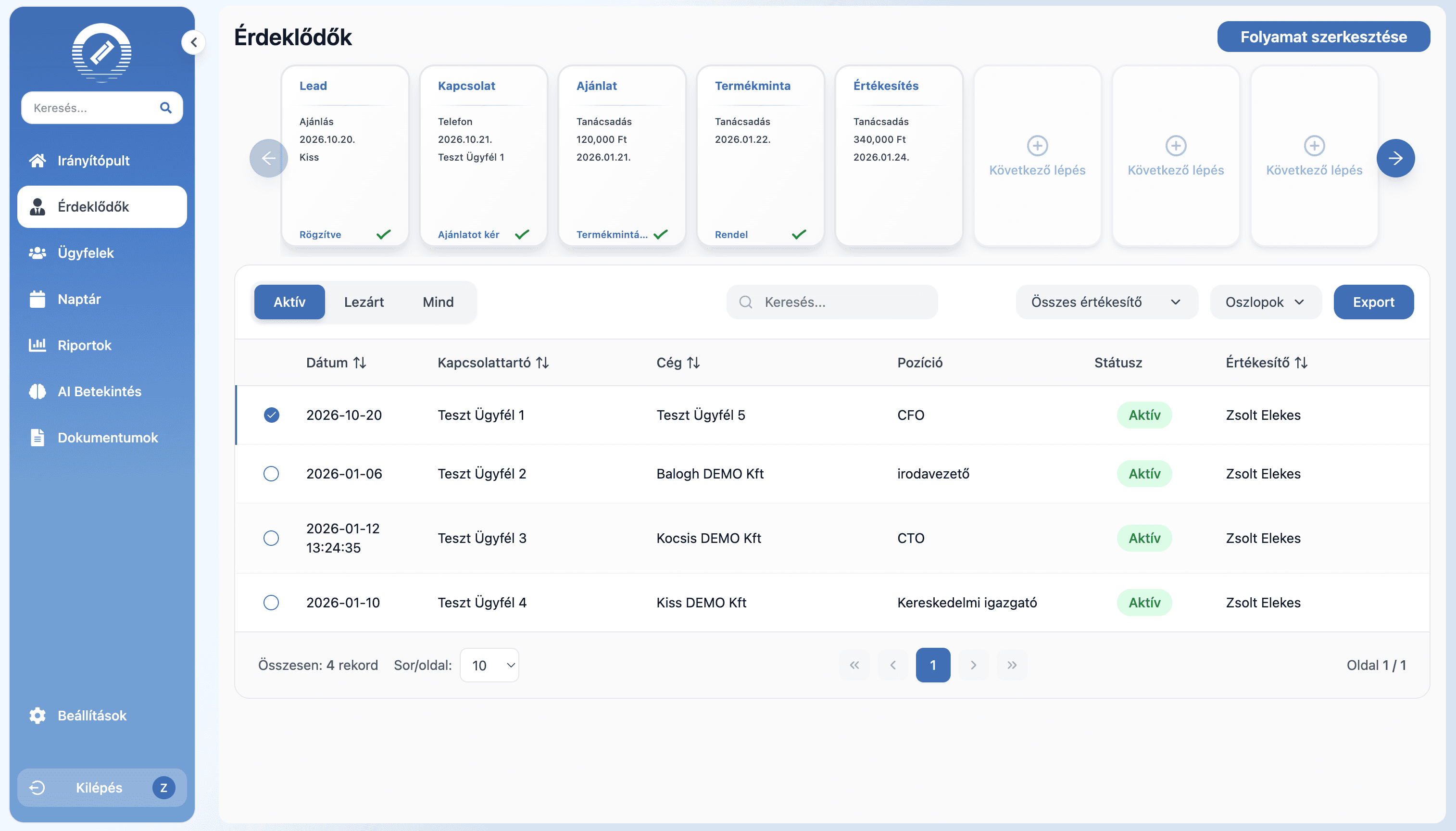 Chaos-Free Sales Process